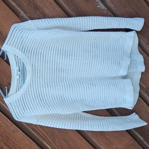 Like New Beautiful Cream Color Madewell Crochet Sweater